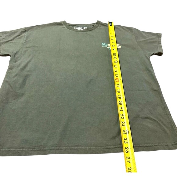 Dutch Bros brothers coffee T-shirt XL Olive Green Good Vibes Only Short Sleeve - Picture 5 of 13